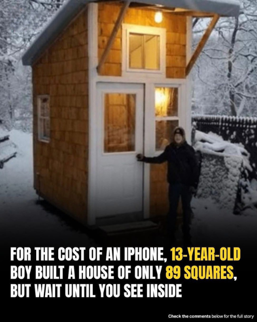 For the Cost of an Iphone He made a House of only 89 Squares, but Wait Until you See Inside