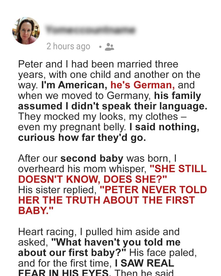 I Didn’t Tell My Husband’s Family I Speak Their Language, and It Helped Me Uncover a Shocking Secret about My Child