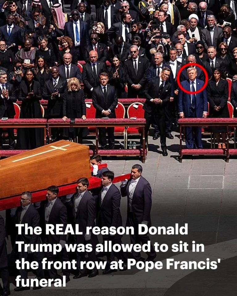 The politics of Pope Francis’ funeral seating plan revealed: How Donald Trump DID get in the front row after all – while Prince William and Keir Starmer are relegated further back