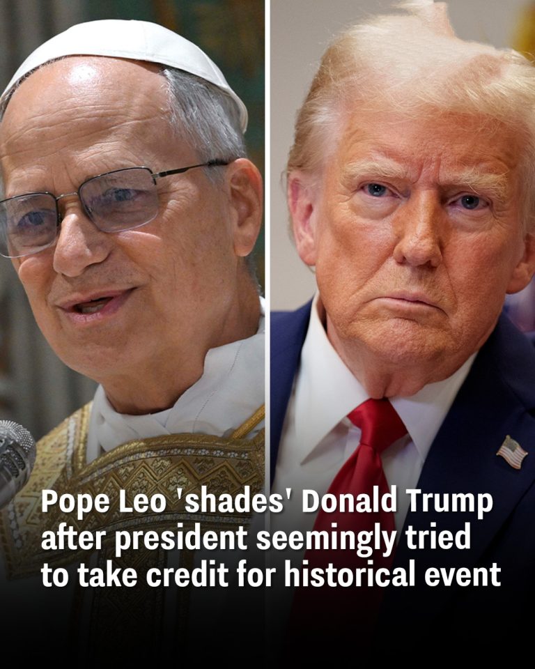 Pope Leo ‘shades’ Donald Trump after president seemingly tried to take credit for historical event