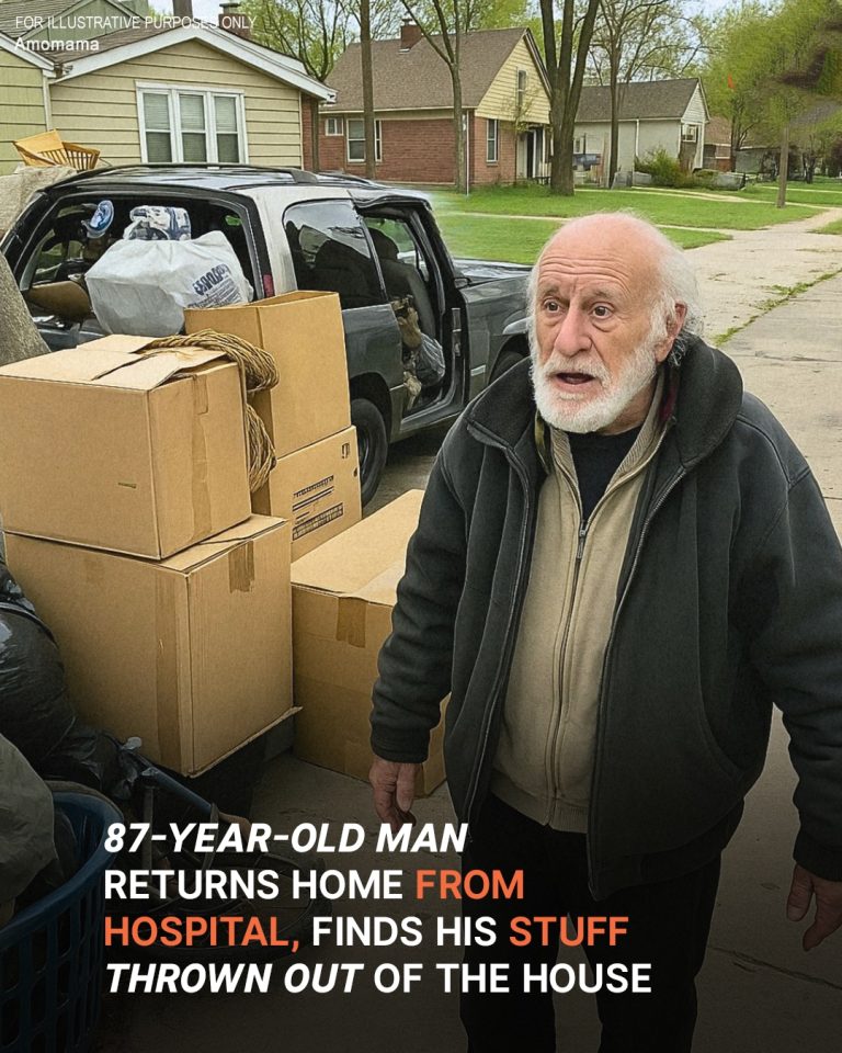 87-Year-Old Man Returns Home from Hospital, Sees His Stuff Had Been Taken Out of the House – Story of the Day