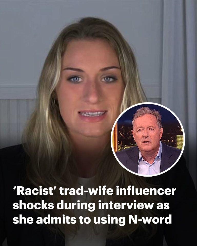 Trad-wife influencer leaves Piers Morgan speechless with astonishing defense of white mom who called five-year-old boy the N-word at playground