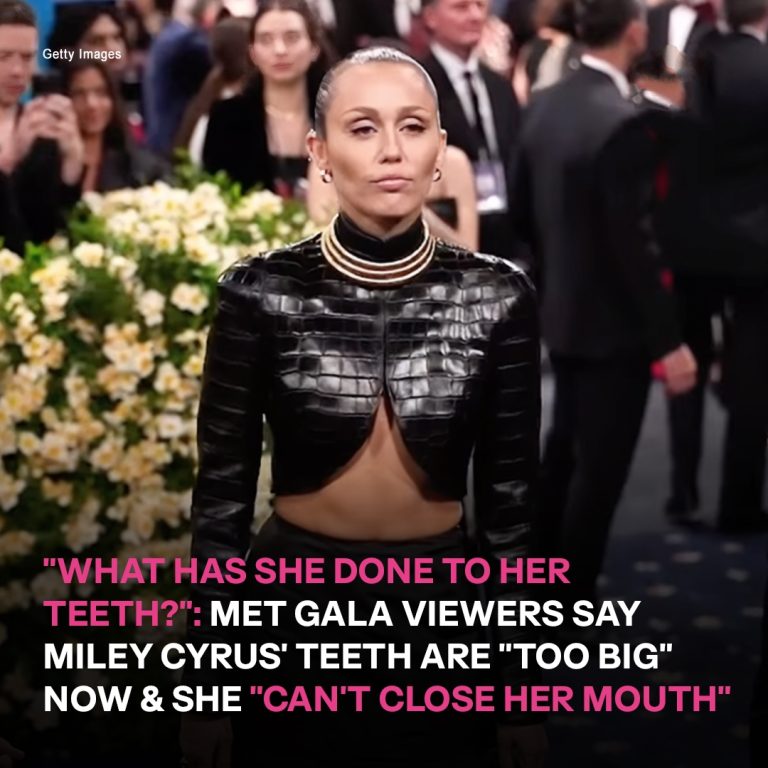 Miley Cyrus Sparks Buzz Over Her Teeth at the 2025 Met Gala