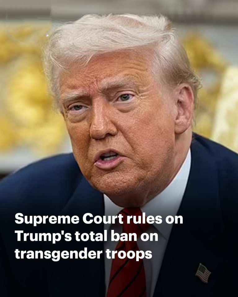 Supreme Court rules on Trump’s total ban on transgender troops