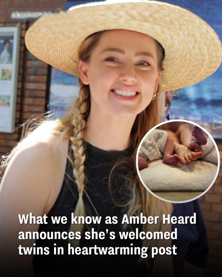 What we know as Amber Heard announces she’s welcomed twins in heartwarming post