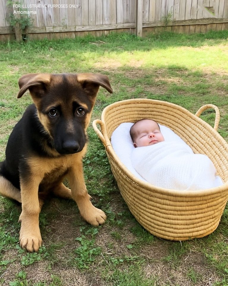 Man Hears His Dog Barking from Afar, Finds It Sitting near an Abandoned Baby – Story of the Day