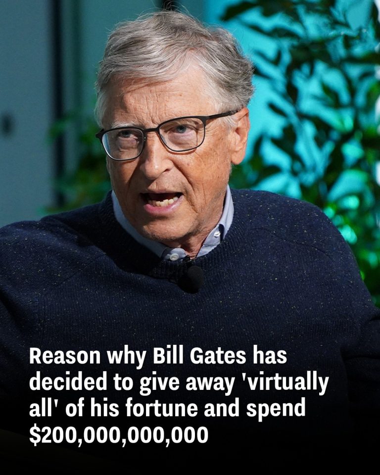 Reason why Bill Gates has decided to give away ‘virtually all’ of his fortune and spend $200,000,000,000
