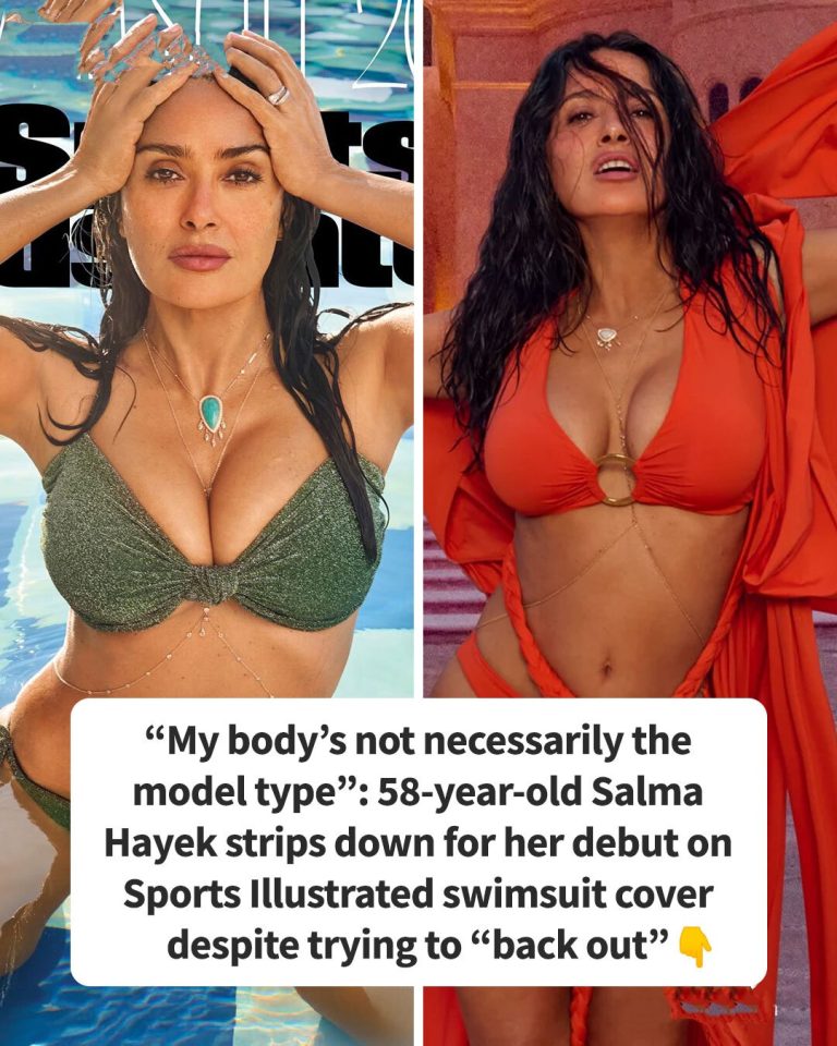 “Not Necessarily The Model Type”: Salma Hayek Strips Down For Sports Illustrated Swimsuit Cover