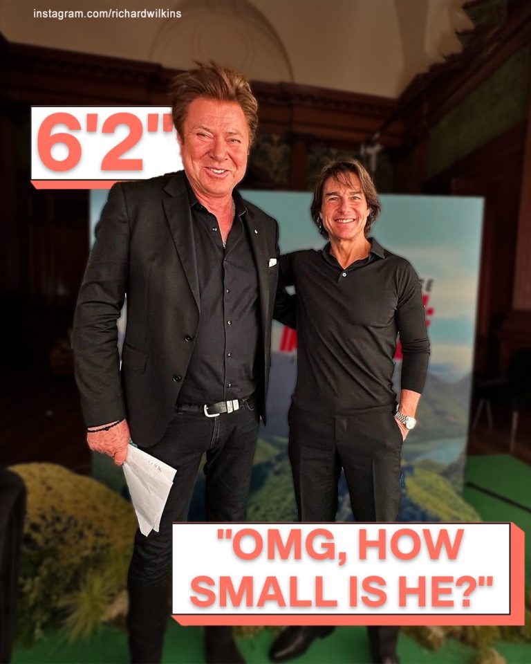 Fans Say Tom Cruise Looks ‘Tiny’ Near TV Presenter Richard Wilkins in New Joint Photo