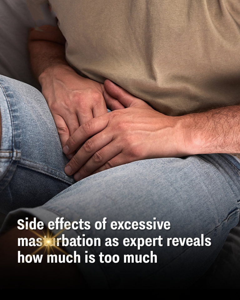 Side effects of excessive masturbation as expert reveals how much is too much
