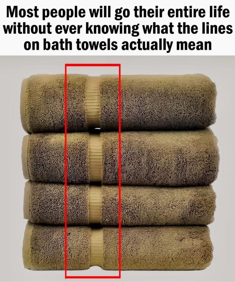Here’s What The Lines On Bath Towels Actually Mean