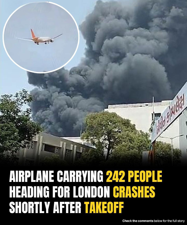 Tragedy Strikes: Plane Bound For London Crashes With 242 Passengers Aboard