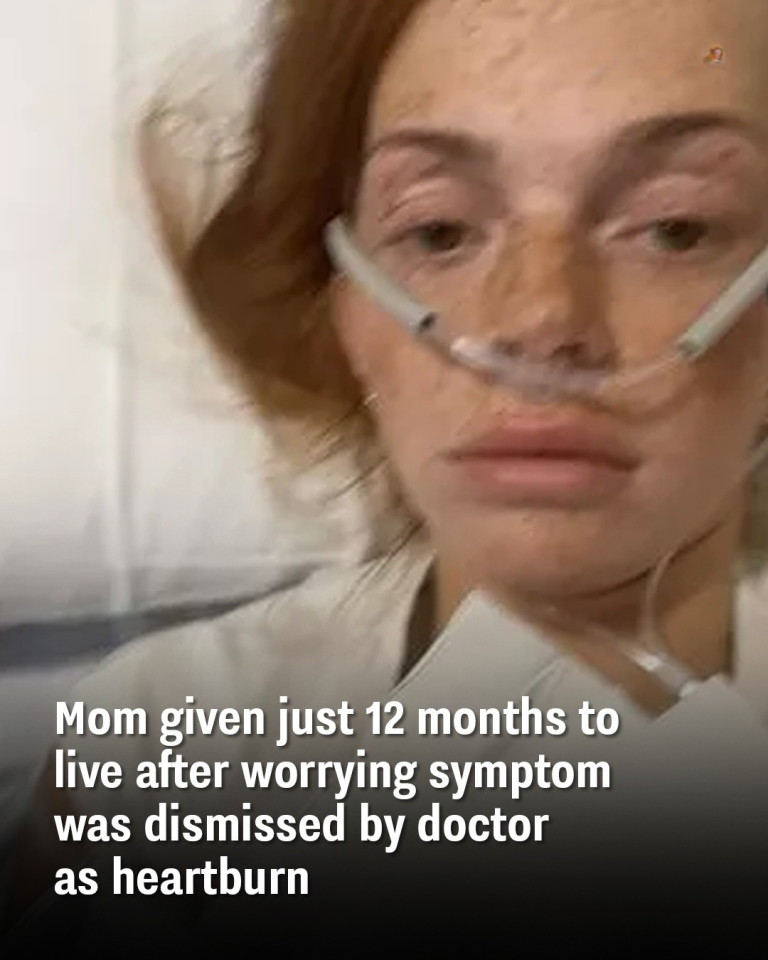 Mom given just 12 months to live after worrying symptom was dismissed by doctor as heartburn