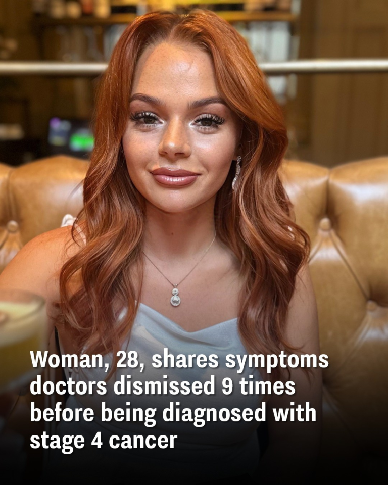 Woman, 28, shares symptoms doctors dismissed 9 times before being diagnosed with stage 4 cancer