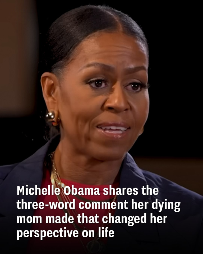 Michelle Obama shares the three-word comment her dying mom made that changed her perspective on life