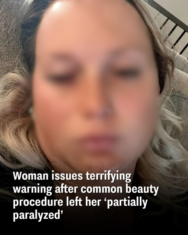 Woman issues terrifying warning after common beauty procedure left her ‘partially paralyzed’