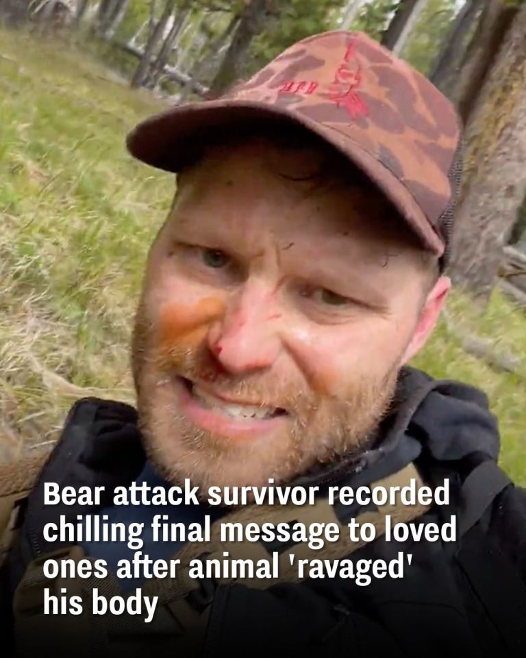 Bear attack survivor recorded chilling final message to loved ones after animal ‘ravaged’ his body