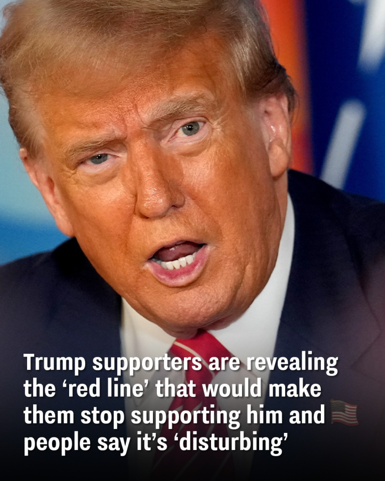 Trump supporters are revealing the ‘red line’ that would make them stop supporting him and people say it’s ‘disturbing’