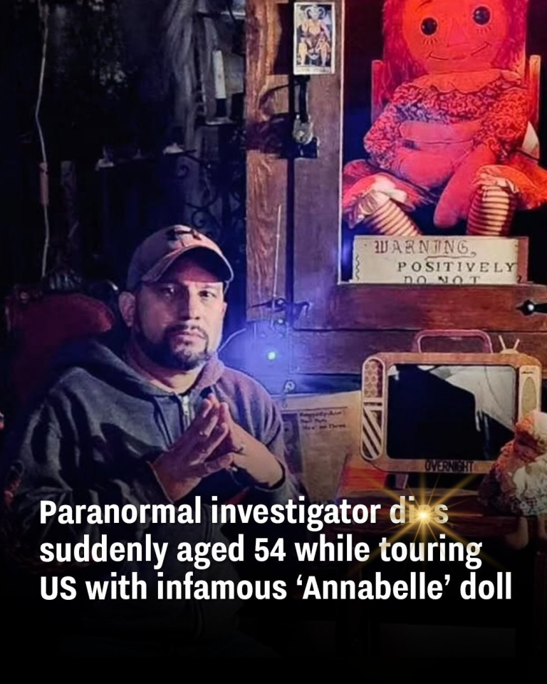 Paranormal investigator dies suddenly aged 54 while touring US with infamous ‘Annabelle’ doll