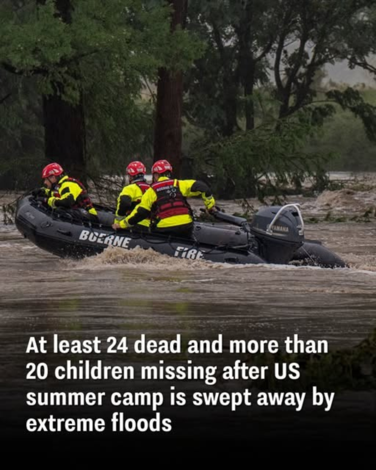 At least 24 dead and more than 20 children missing after US summer camp is swept away by extreme floods