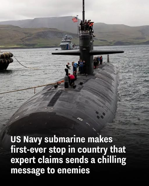 US Navy submarine makes first-ever stop in country that expert claims sends a chilling message to enemies