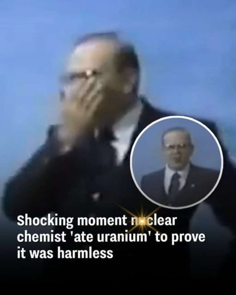 Shocking moment nuclear chemist ‘ate uranium’ to prove it was harmless