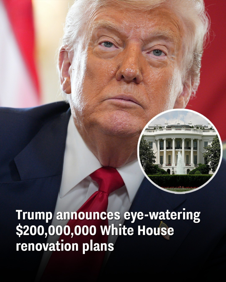 Trump announces eye-watering $200,000,000 White House renovation plans
