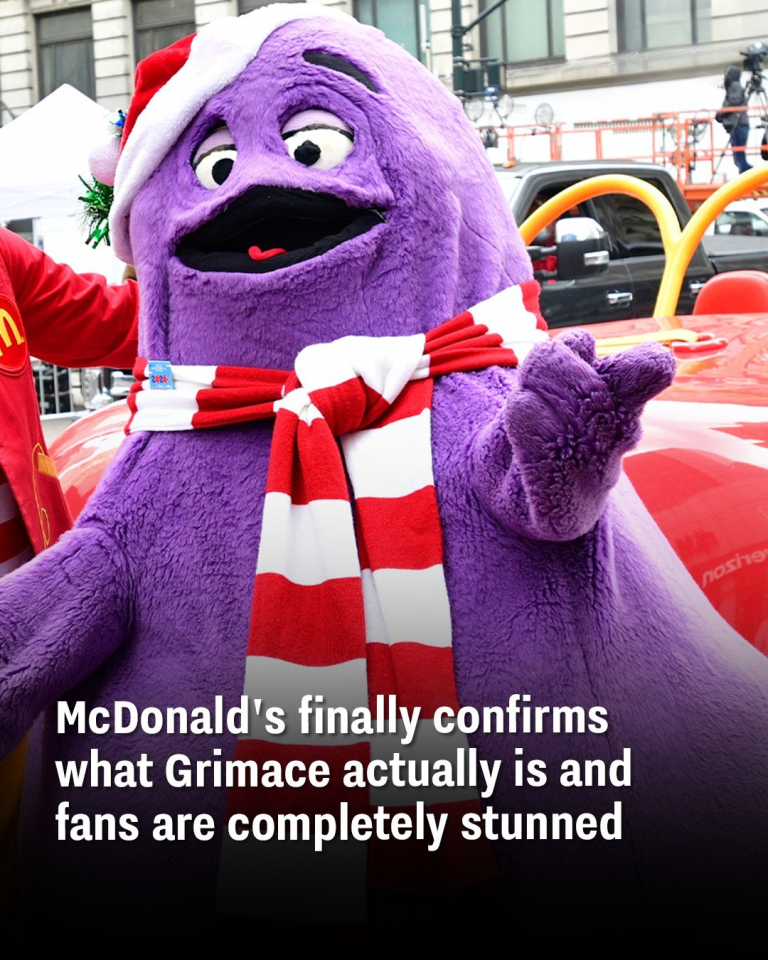 McDonald’s finally confirms what Grimace actually is and fans are completely stunned