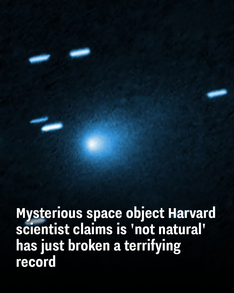 Mysterious space object Harvard scientist claims is ‘not natural’ has just broken a terrifying record