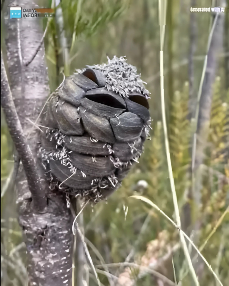 She Thought She Saw A Happy Bird In The Woods, Then Suddenly Realizes Her Mistake