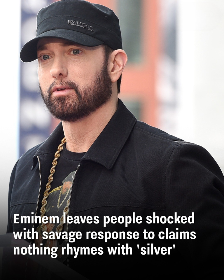 Eminem leaves people shocked with savage response to claims nothing rhymes with ‘silver’