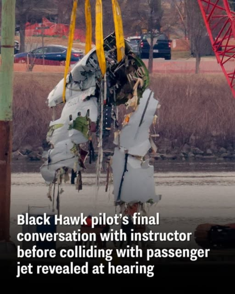 Black Hawk pilot’s final conversation with instructor before colliding with passenger jet revealed at hearing