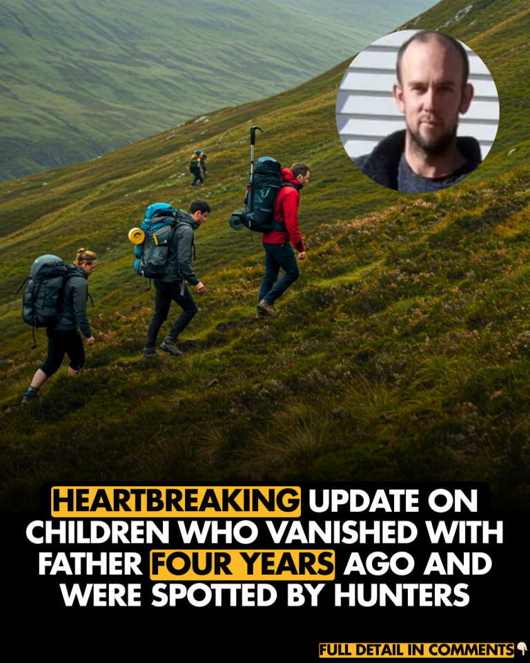 Heartbreaking update on children who vanished with father four years ago and were spotted by hunters