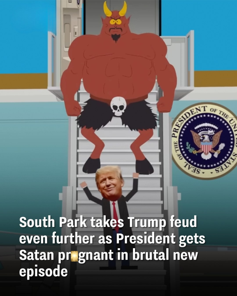 South Park takes Trump feud even further as president gets Satan pregnant in brutal new episode