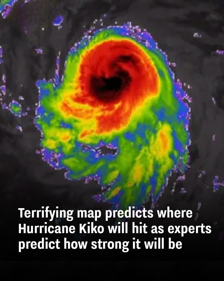 Terrifying map predicts where Hurricane Kiko will hit as experts predict how strong it will be