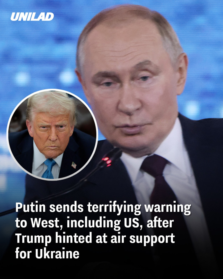 Putin sends terrifying warning to West, including US, after Trump hinted at air support for Ukraine